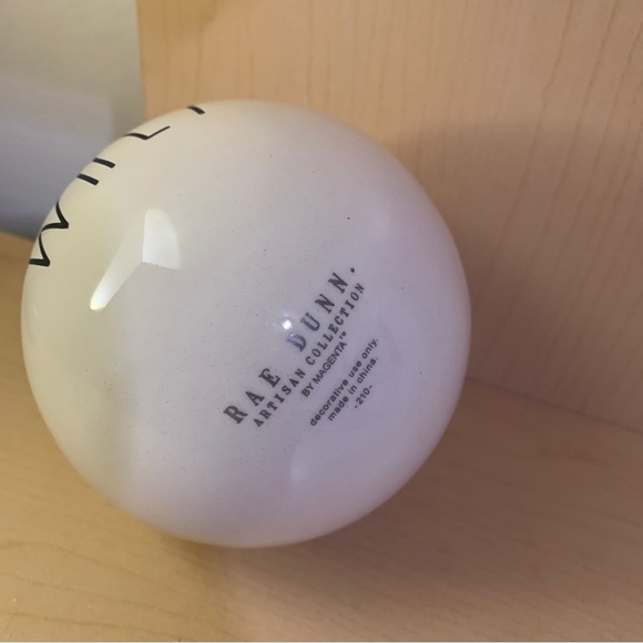 Rae Dunn Hubby and Wifey Christmas Ornaments 3 1/2" - Magenta Artisan Collection - Picture 6 of 7